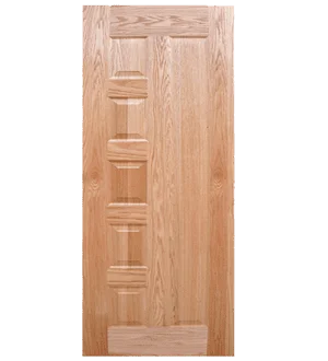 Six Panel Red White Oak Doorskin Veneer