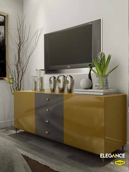 EP-605 Olive Yellow(Tv Console)